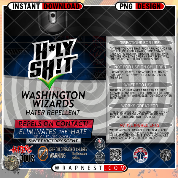 WIZARDS HOLY SHIT WRAP