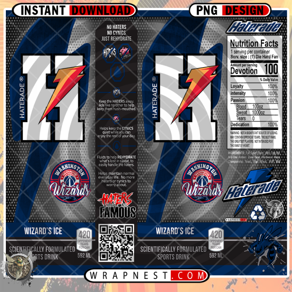 WIZARDS HATERADE WRAP