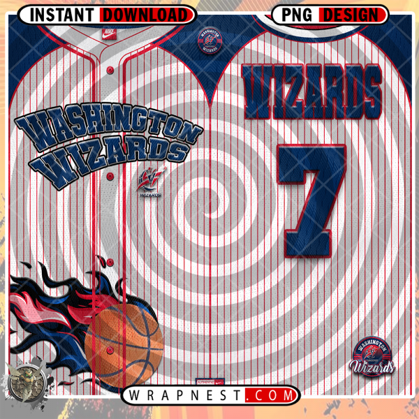 WIZARDS TEAM BUTTON-UP WRAP