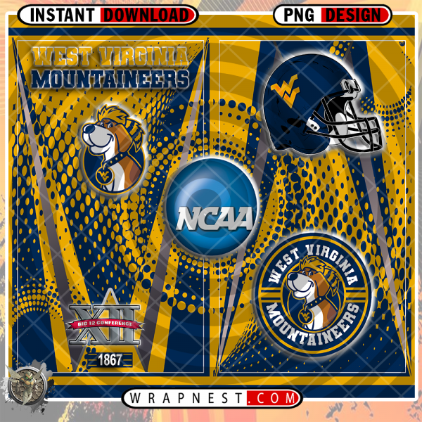 WEST VIRGINIA TEAM LOGO WRAP