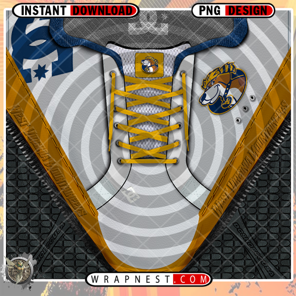 WEST VIRGINIA DC SHOE WRAP