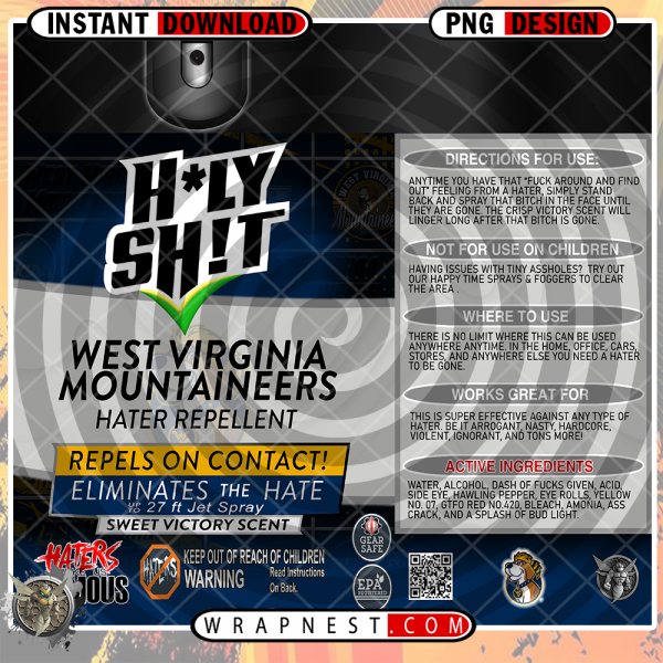WEST VIRGINIA HOLY SH*T WRAP