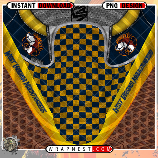WEST VIRGINIA VANS SHOE WRAP