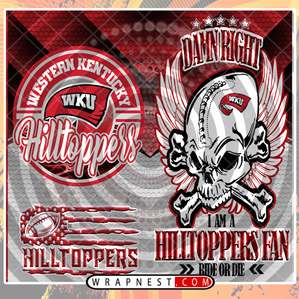 WESTERN KENTUCKY SKULL WRAP