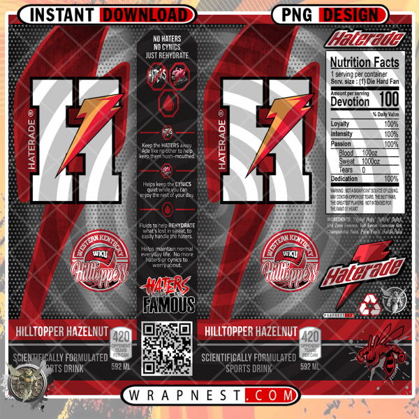 WESTERN KENTUCKY HATERADE WRAP