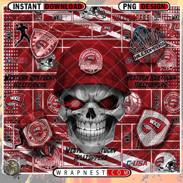 WESTERN KENTUCKY SKULL WRAP
