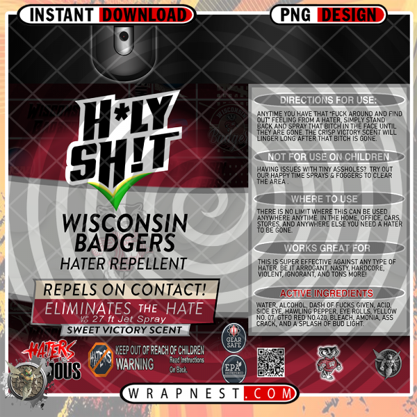 WISCONSIN HOLY SH*T WRAP