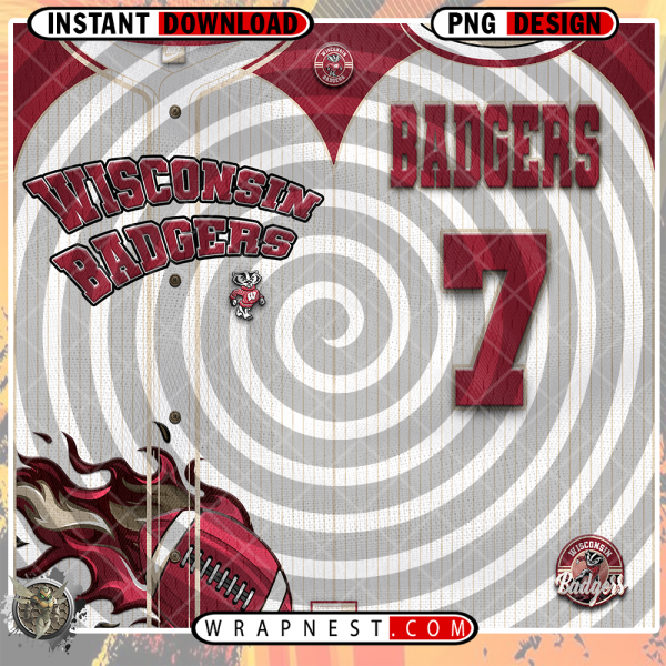 WISCONSIN TEAM BUTTON-UP WRAP