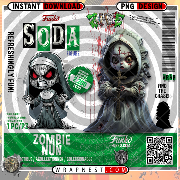 ZOMBIE NUN FUNKO SODA WRAP