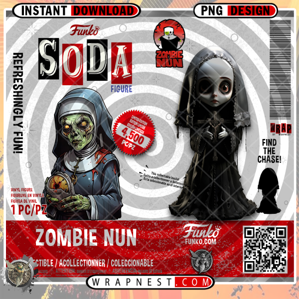 ZOMBIE NUN FUNKO SODA WRAP