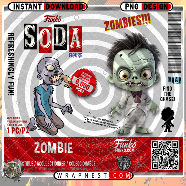 ZOMBIE FUNKO SODA WRAP
