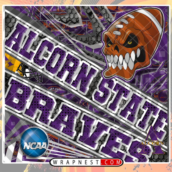 ALCORN STATE ANGRY SPORTS WRAP
