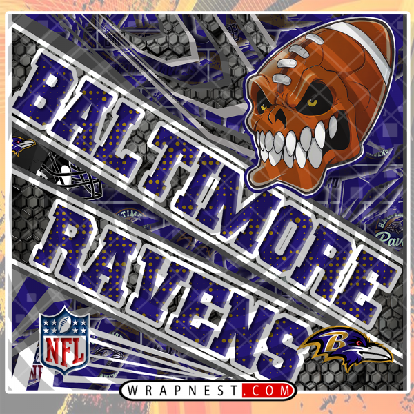 RAVENS ANGRY FOOTBALL WRAP