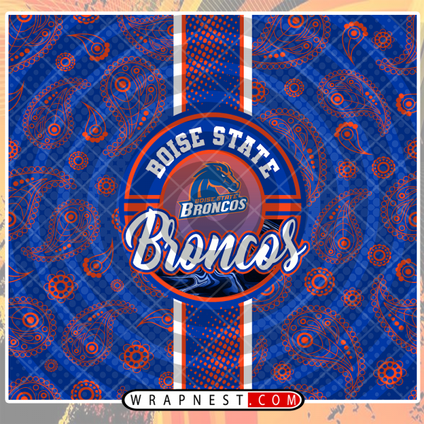 BOISE STATE HANDKERCHIEF WRAP