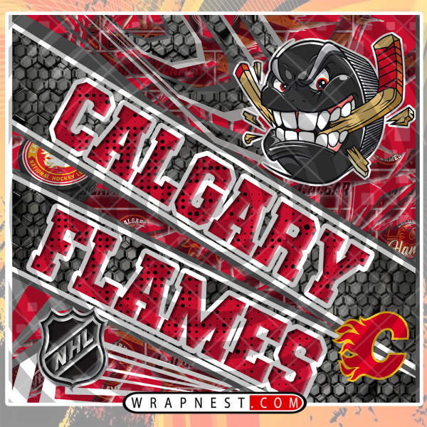FLAMES ANGRY SPORTS WRAP