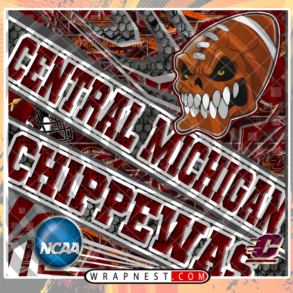 CENTRAL MICHIGAN ANGRY SPORTS WRAP