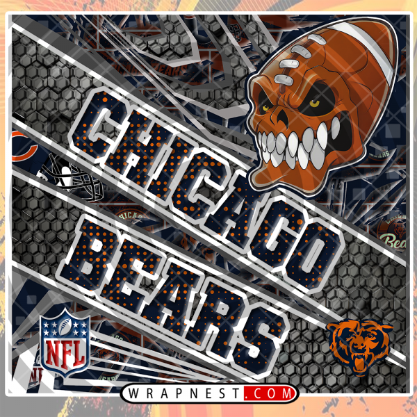 BEARS ANGRY FOOTBALL WRAP