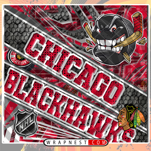 BLACKHAWKS ANGRY SPORTS WRAP