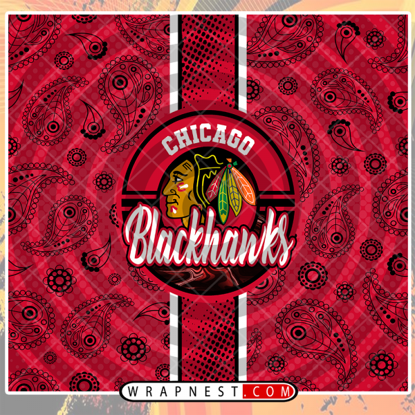 BLACKHAWKS HANDKERCHIEF WRAP