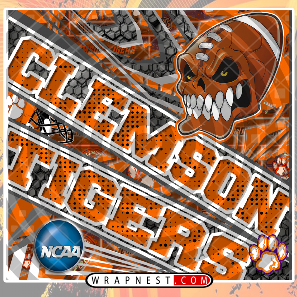CLEMSON ANGRY SPORTS WRAP