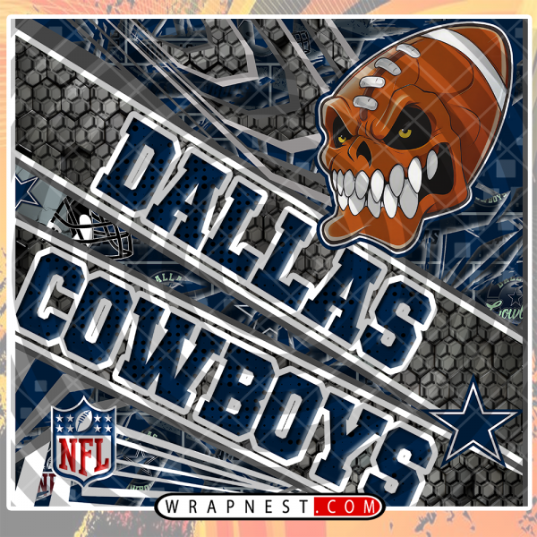 COWBOYS ANGRY FOOTBALL WRAP