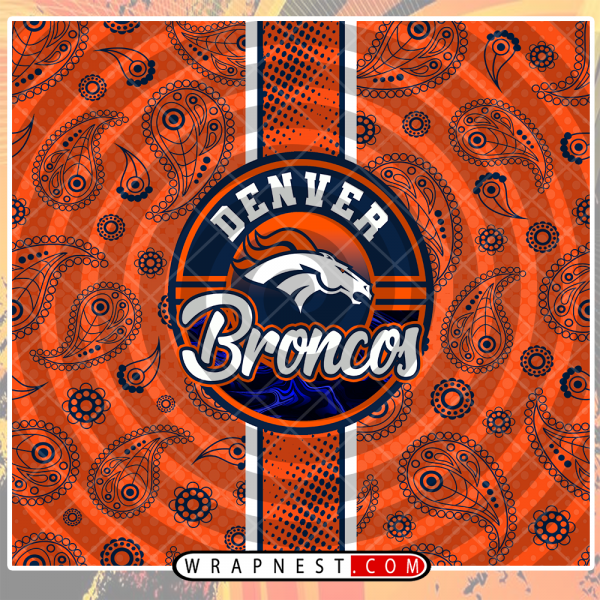 BRONCOS HANDKERCHIEF WRAP