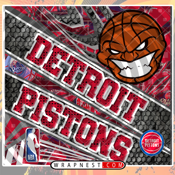 PISTONS ANGRY BASKETBALL WRAP