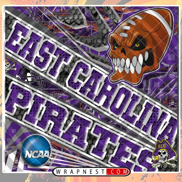 EAST CAROLINA ANGRY SPORTS WRAP