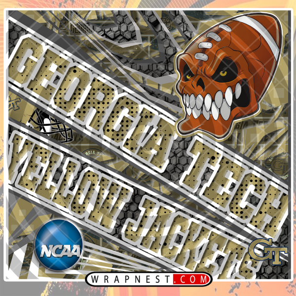 GEORGIA TECH ANGRY SPORTS WRAP