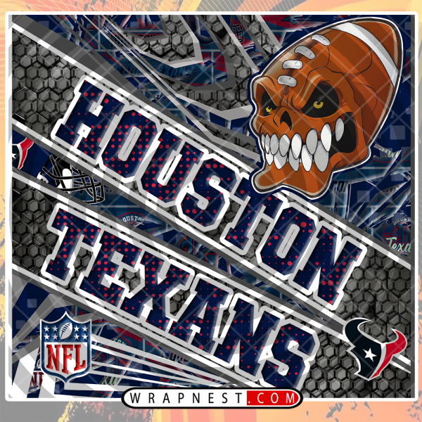 TEXANS ANGRY FOOTBALL WRAP