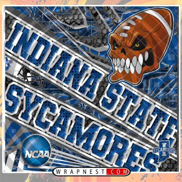 INDIANA STATE ANGRY SPORTS WRAP