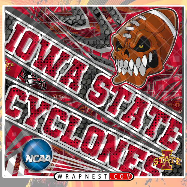 IOWA STATE ANGRY SPORTS WRAP
