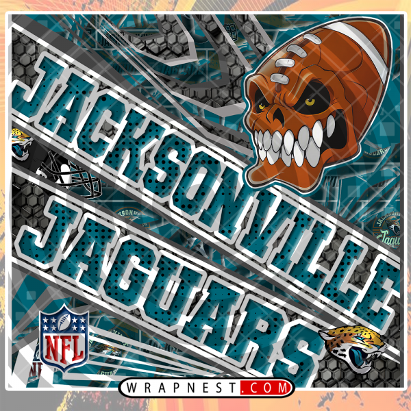 JAGUARS ANGRY FOOTBALL WRAP