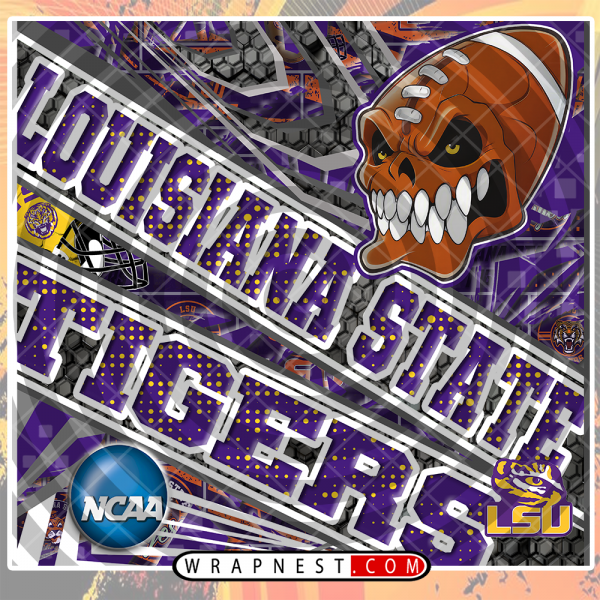 LSU ANGRY SPORTS WRAP
