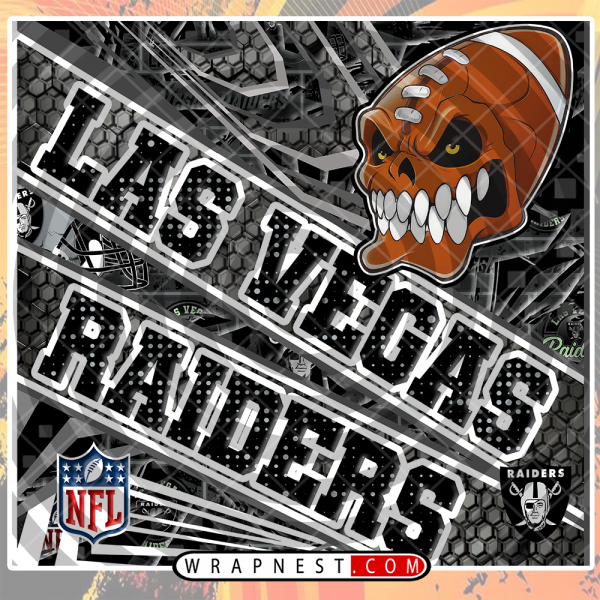 RAIDERS ANGRY FOOTBALL WRAP