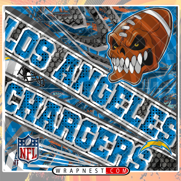 CHARGERS ANGRY FOOTBALL WRAP