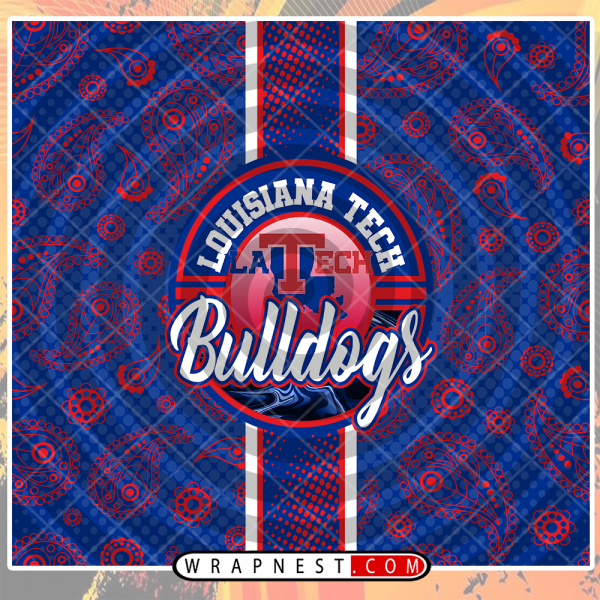 LOUISIANA TECH HANDKERCHIEF WRAP