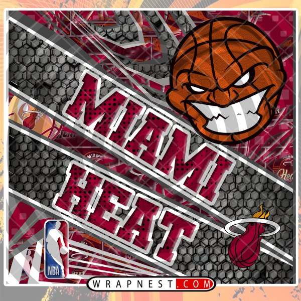 HEAT ANGRY BASKETBALL WRAP