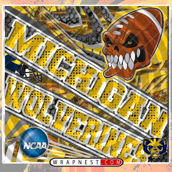 MICHIGAN ANGRY SPORTS WRAP