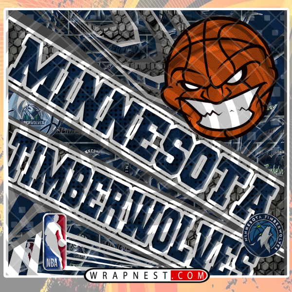 TIMBERWOLVES ANGRY BASKETBALL WRAP