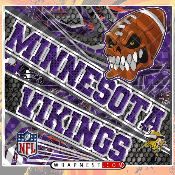 VIKINGS ANGRY FOOTBALL WRAP