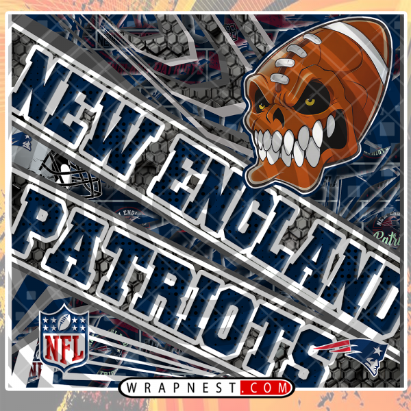 PATRIOTS ANGRY FOOTBALL WRAP