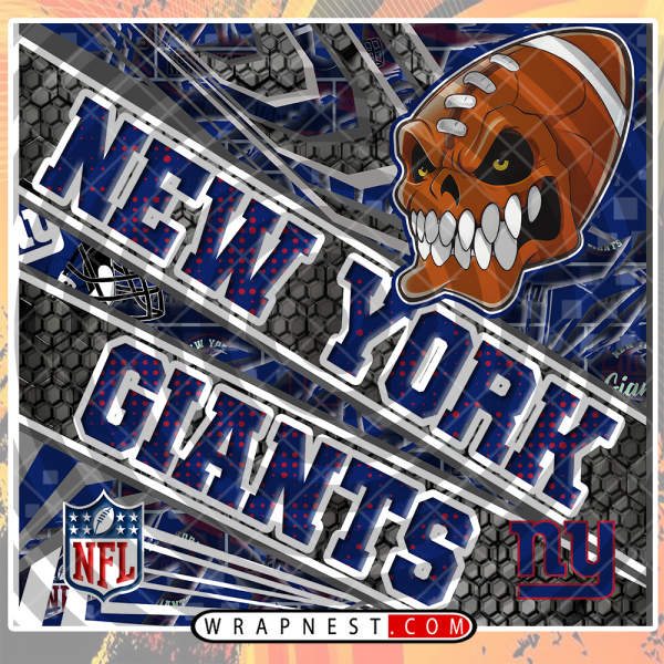 GIANTS ANGRY FOOTBALL WRAP