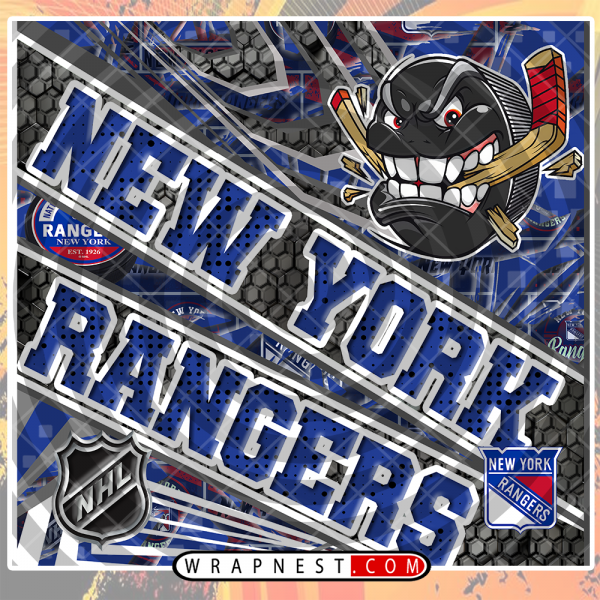RANGERS ANGRY SPORTS WRAP