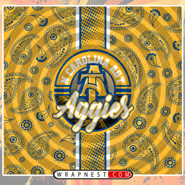 NC A&T HANDKERCHIEF WRAP