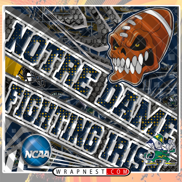 NOTRE DAME ANGRY SPORTS WRAP