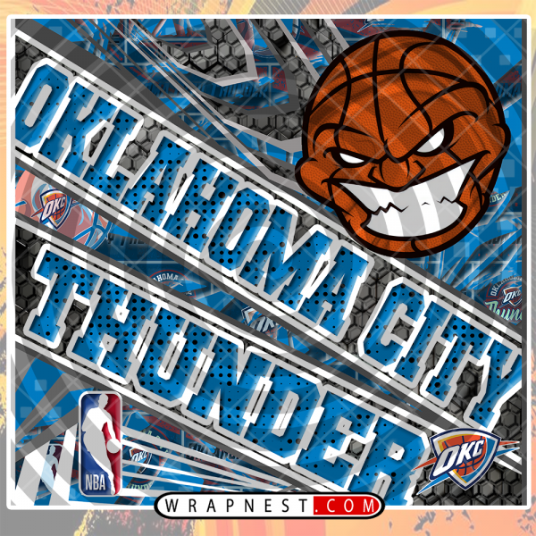 THUNDER ANGRY BASKETBALL WRAP
