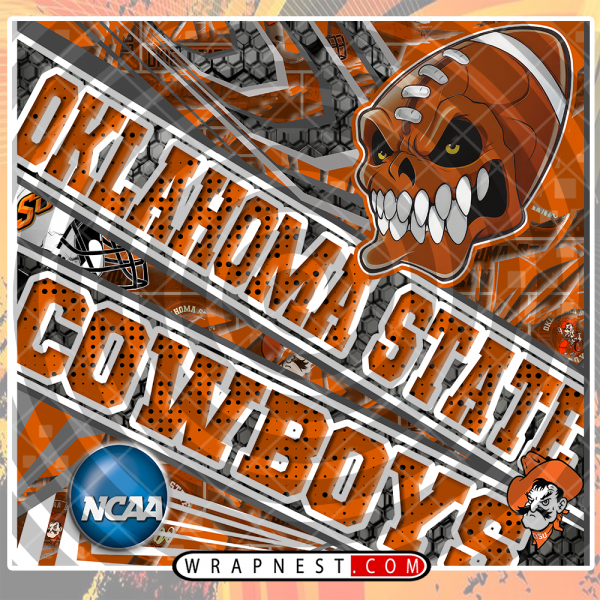 OKLAHOMA STATE ANGRY SPORTS WRAP