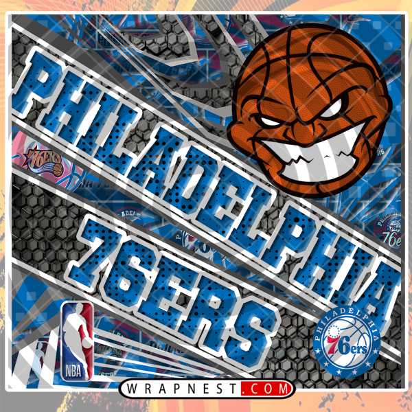 76ERS ANGRY BASKETBALL WRAP