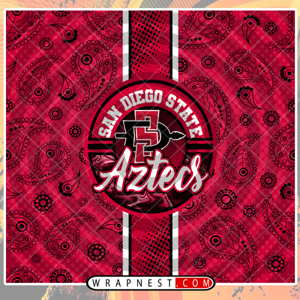 SAN DIEGO STATE HANDKERCHIEF WRAP